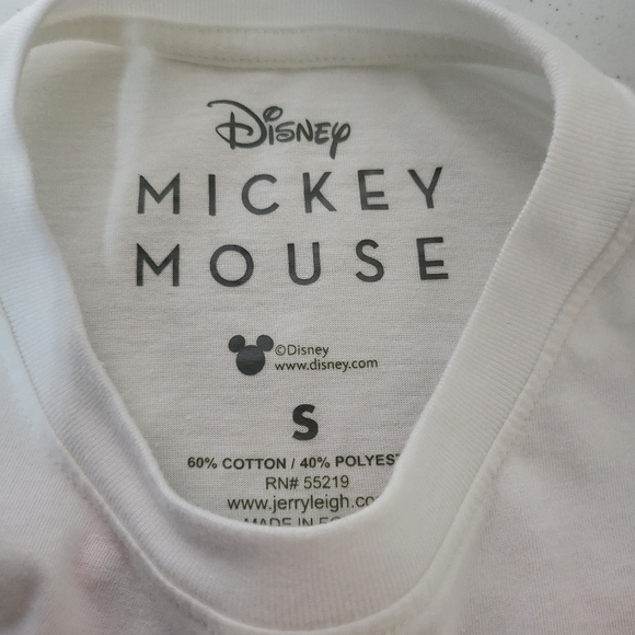 Disney Mickey Mouse White Kids T-Shirt - Picture 4 of 5